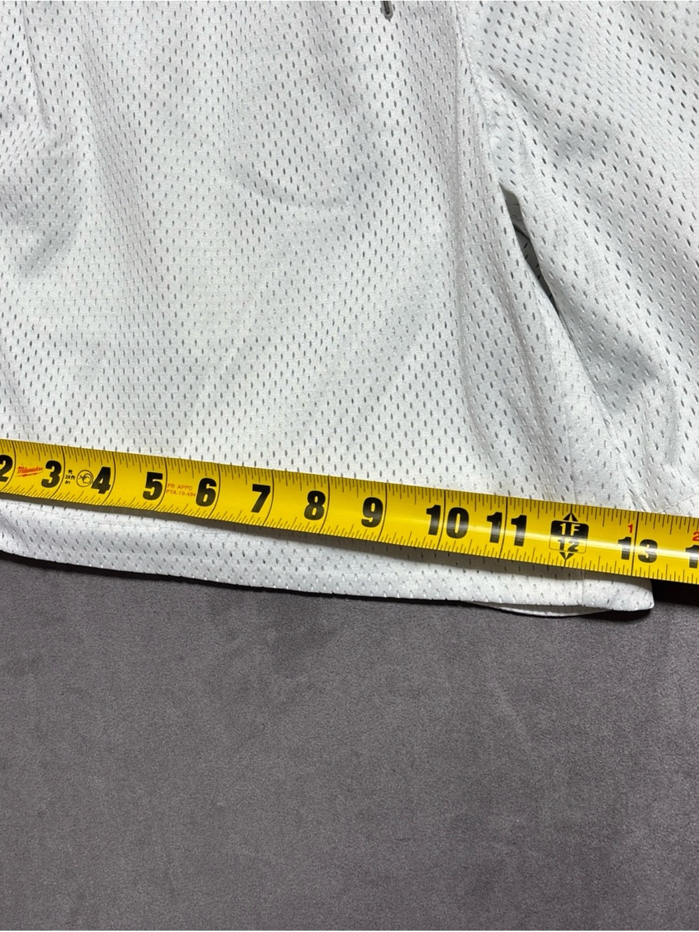 Kith Curtis Mesh Shorts White Script Logo Patch Gym Casual Men's Size Medium - Picture 7 of 13